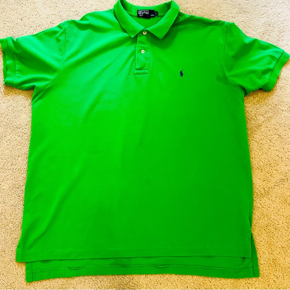 Ralph Lauren Green Polo Shirt for Men